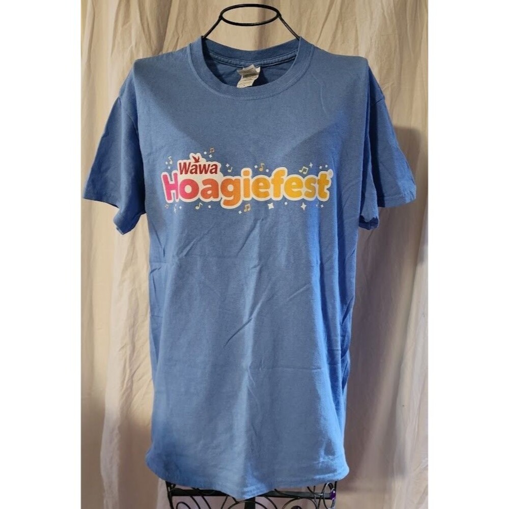 Wawa Hoagiefest 2018 Blue It's Hoagie Season Music Graphic T Shirt M Med Medium